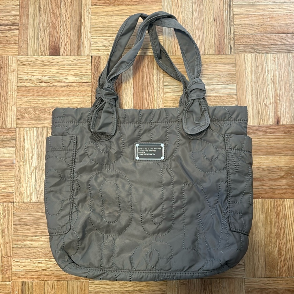 Marc Jacobs Taupe Nylon Tote